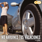 Que una Llanta no Arruine tus Vacaciones