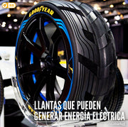 Llantas que pueden generar energía eléctrica