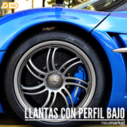 Llantas con perfil bajo