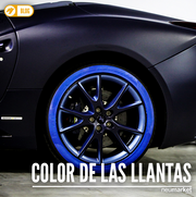 ¿Por qué las llantas son de color negro?