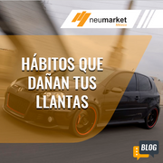 5 hábitos de conducción que arruinan tus llantas.