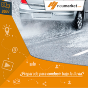 Cuidados a la hora de conducir bajo la lluvia